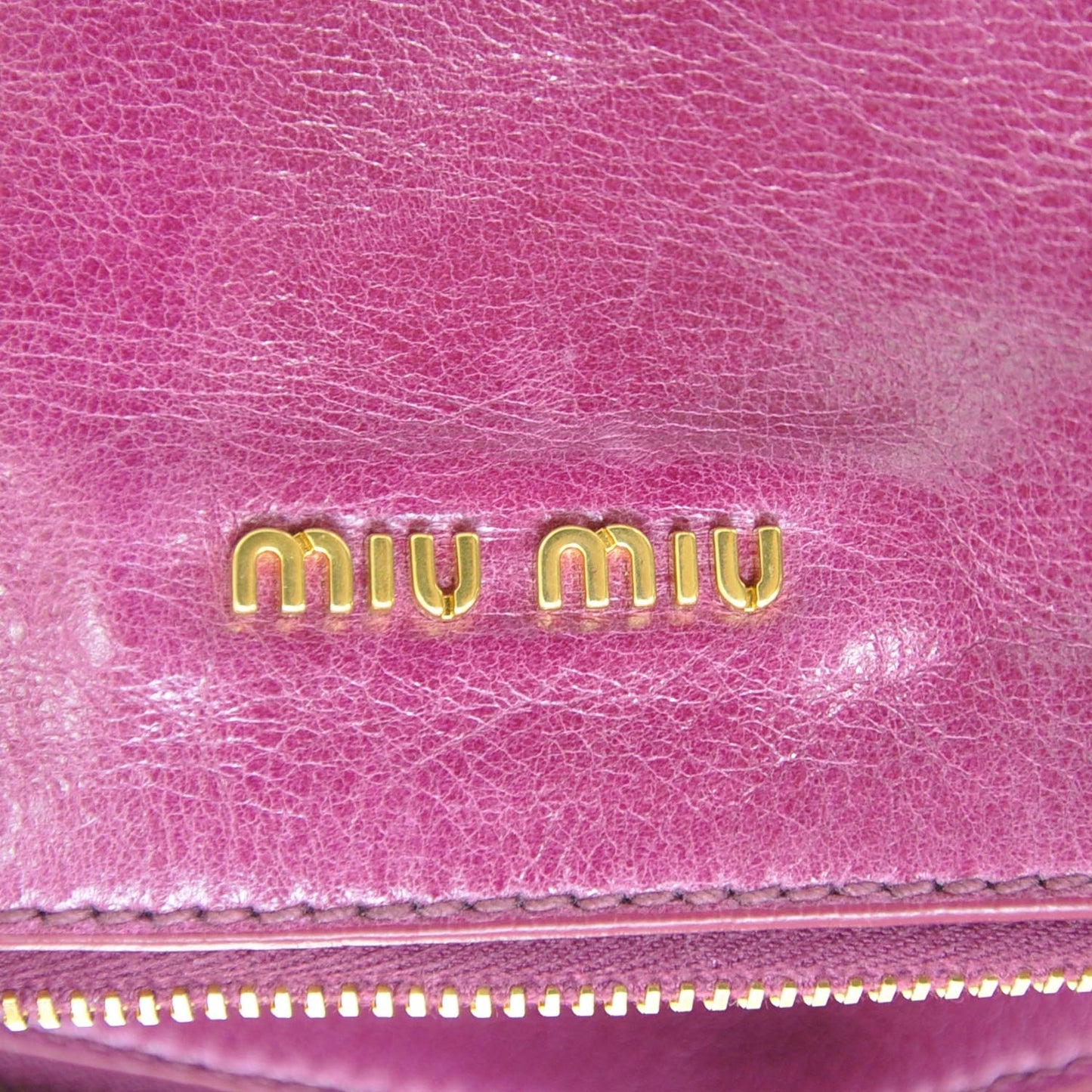 Vitello Lux Mini Bow Bag Fuchsia
