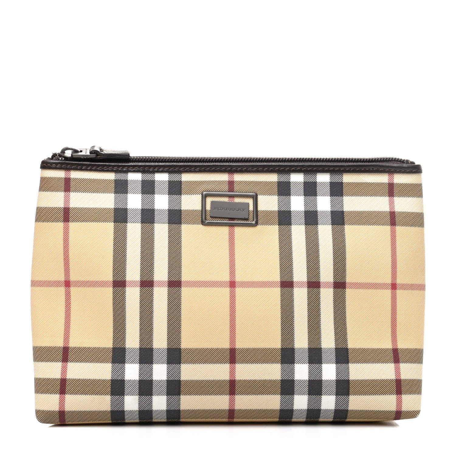 Burberry House Check Pouch Brown 1 of 9