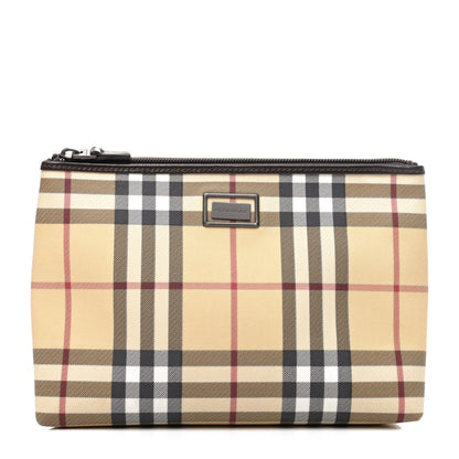 Burberry House Check Pouch Brown 1 of 9