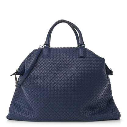 Bottega Veneta Nappa Intrecciato Maxi Convertible Tote Baltic Blue 1 of 16