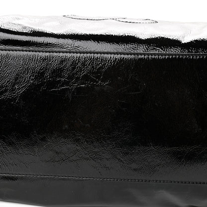Chanel Patent Luxe Ligne Bowler Black 9 of 11