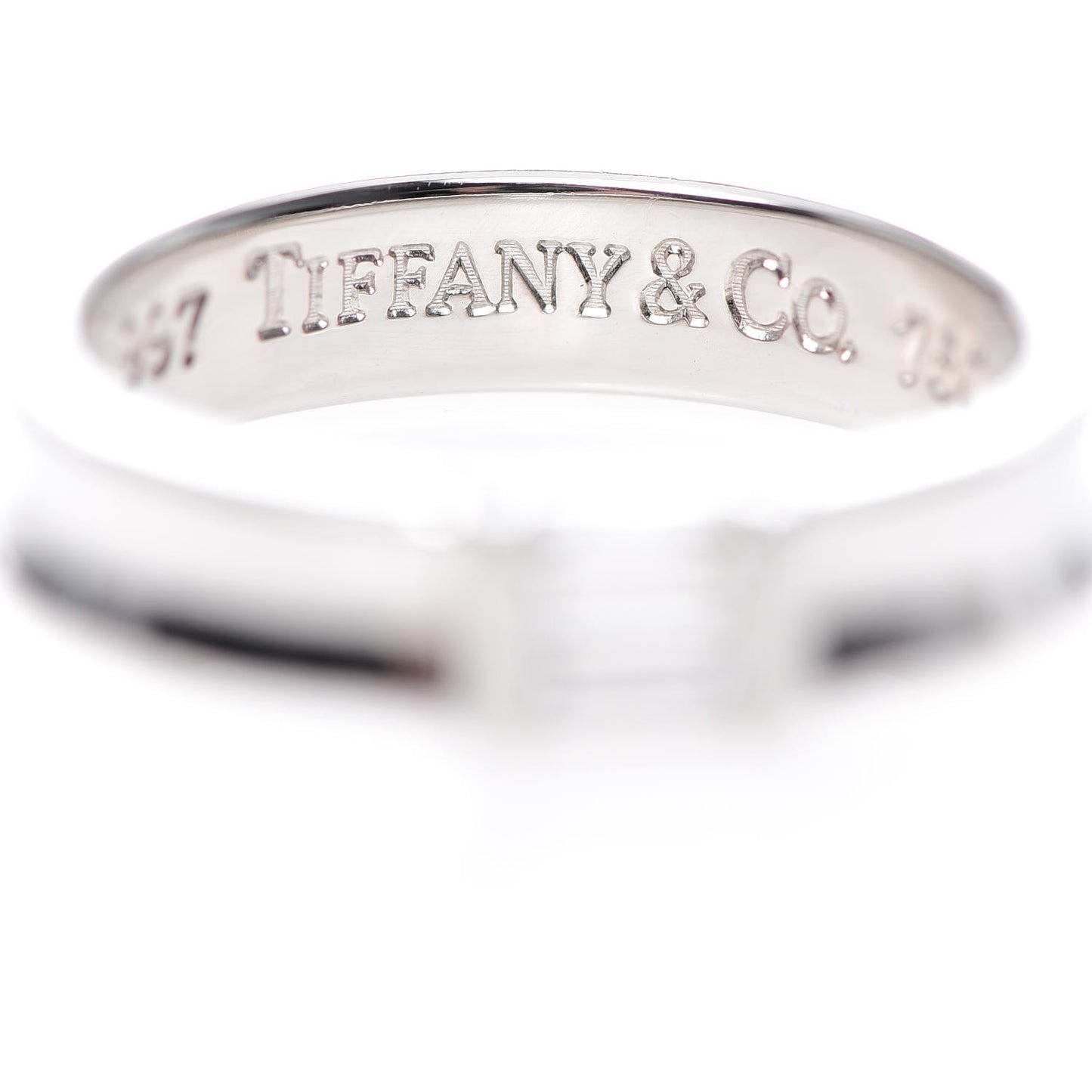 18K White Gold Diamond Baguette Stackable Ring 53.6.25
