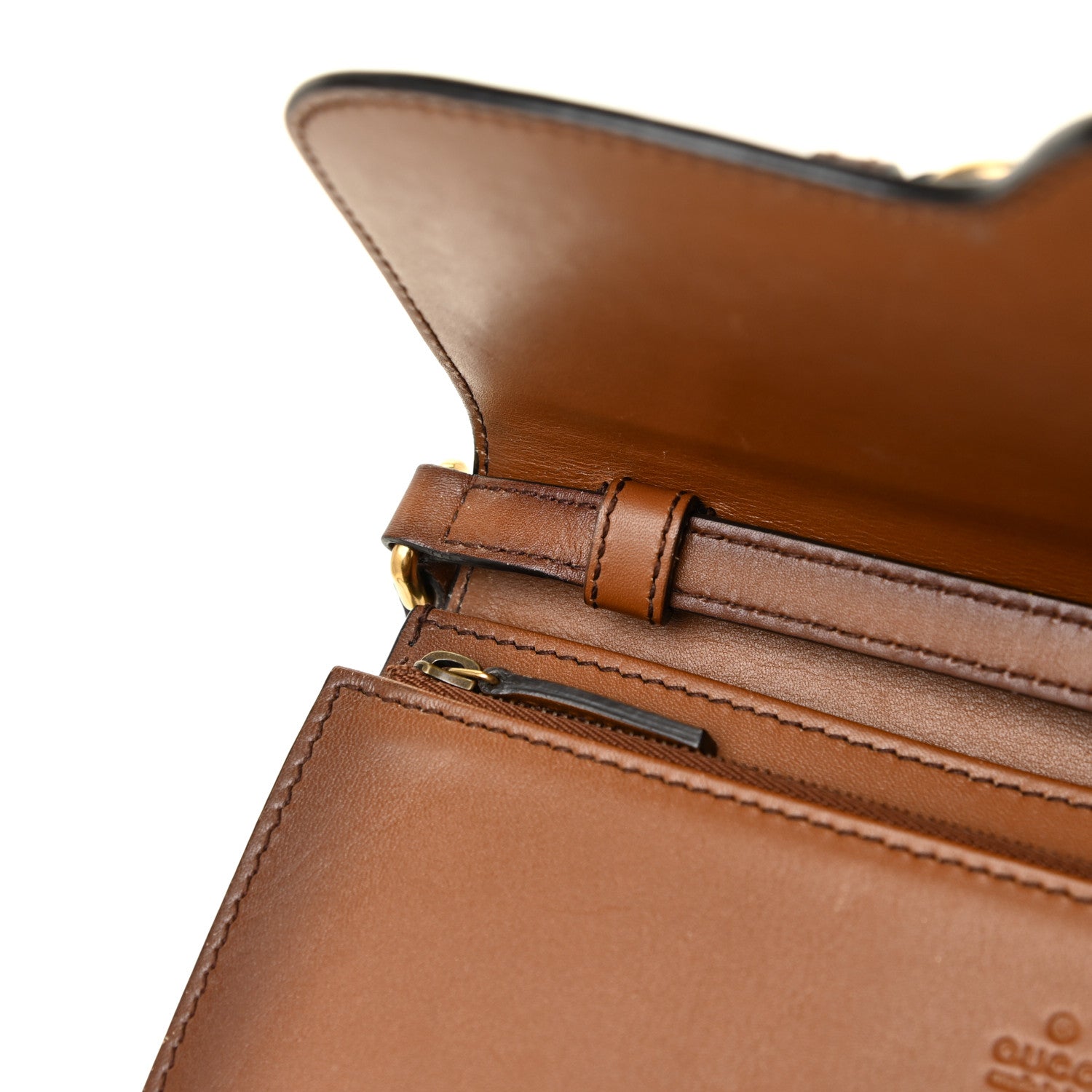 Gucci Calfskin Lady Web Convertible Wallet Cuir 17 of 26