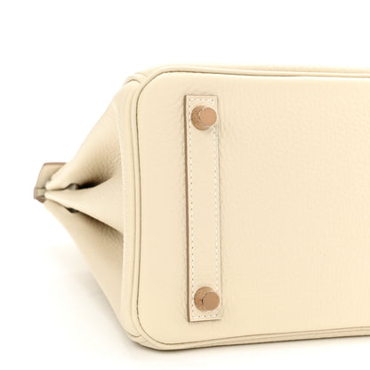 Hermes Togo Birkin 25 Craie 9 of 11
