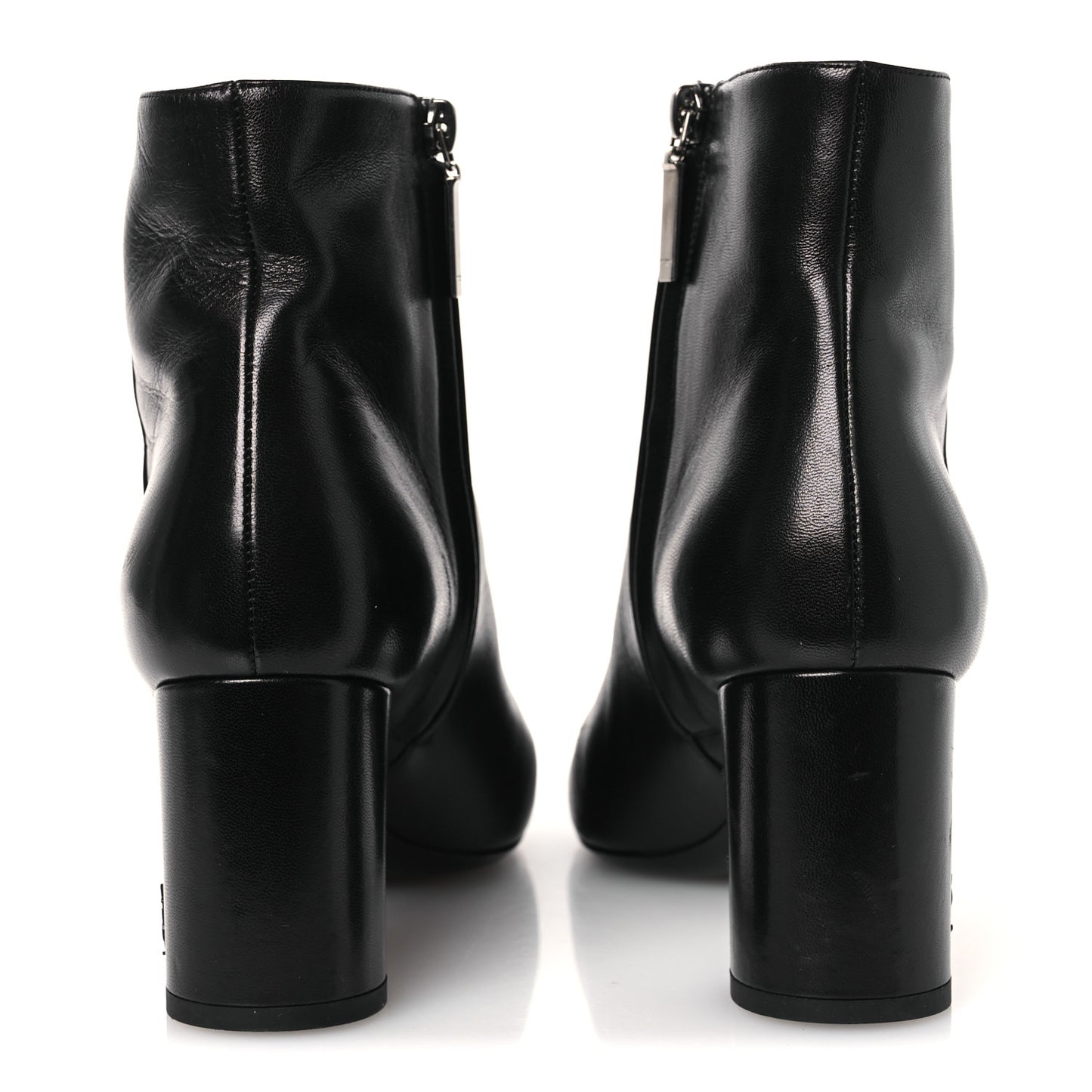 Nappa Vendome Loulou Ankle Zip Boot 39 Black