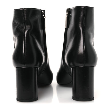 Saint Laurent Nappa Vendome Loulou Ankle Zip Boot 39 Black 6 of 13