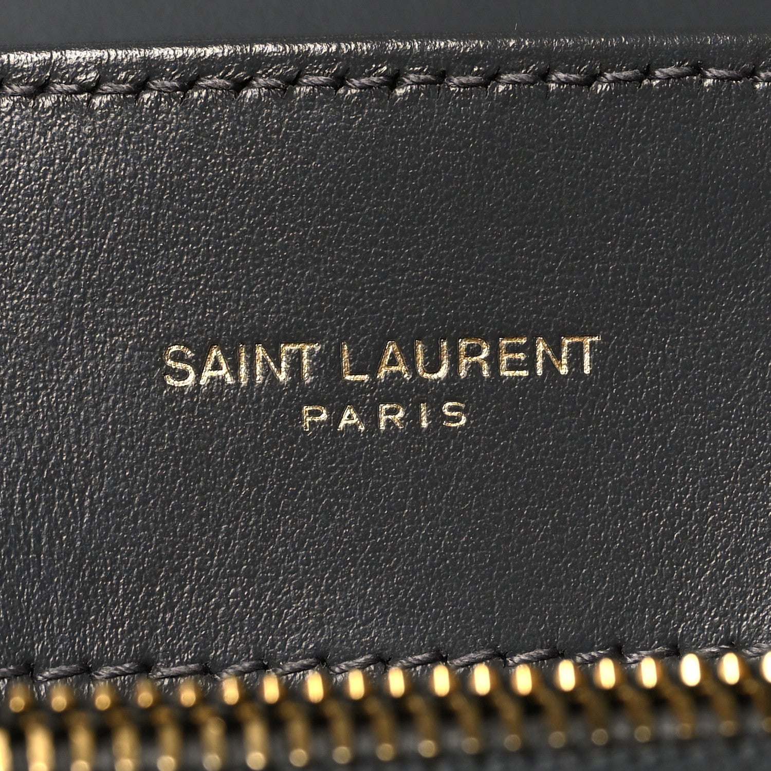 Saint Laurent Calfskin Y Quilted Monogram Small Loulou Chain Satchel Storm 6 of 10