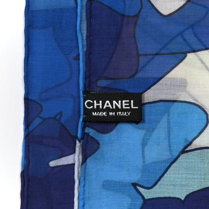 Chanel Cotton Silk CC Beach Stole White Multicolor 3 of 5