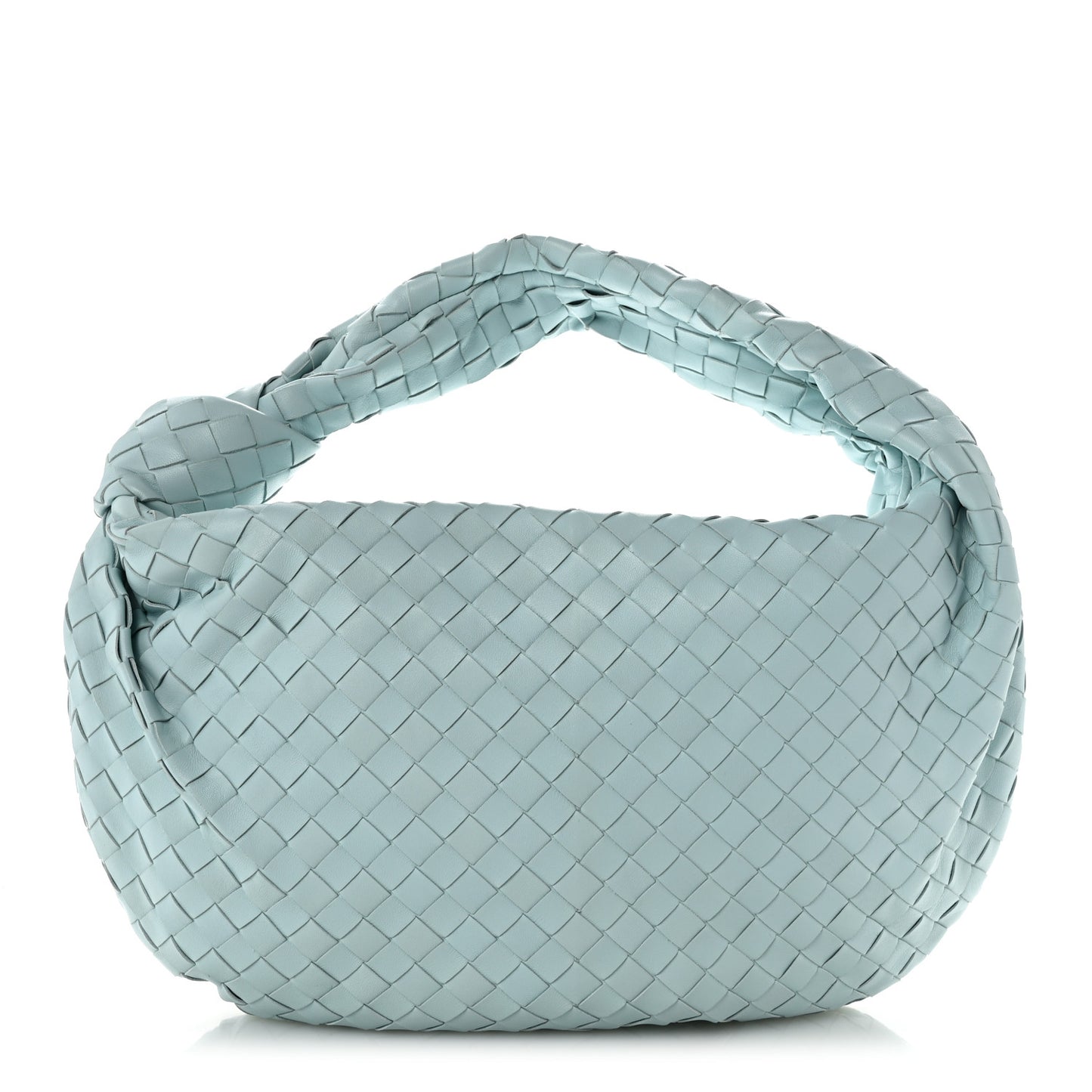 Nappa Intrecciato Small Jodie Teal Washed