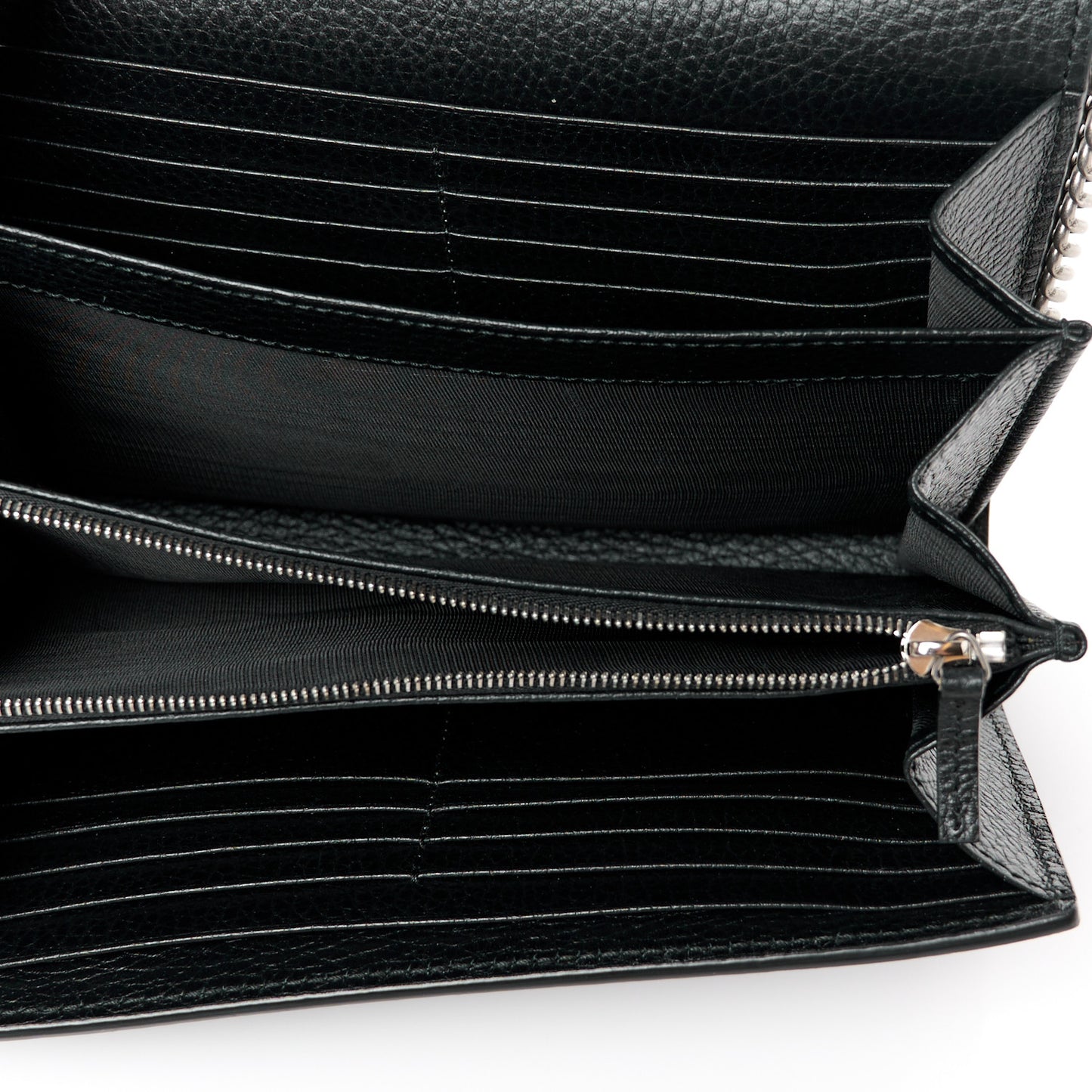 Calfskin Mini Dionysus Chain Wallet Black
