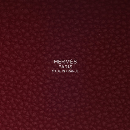 Hermes Taurillon Clemence Picotin Lock 18 PM Rubis 6 of 8