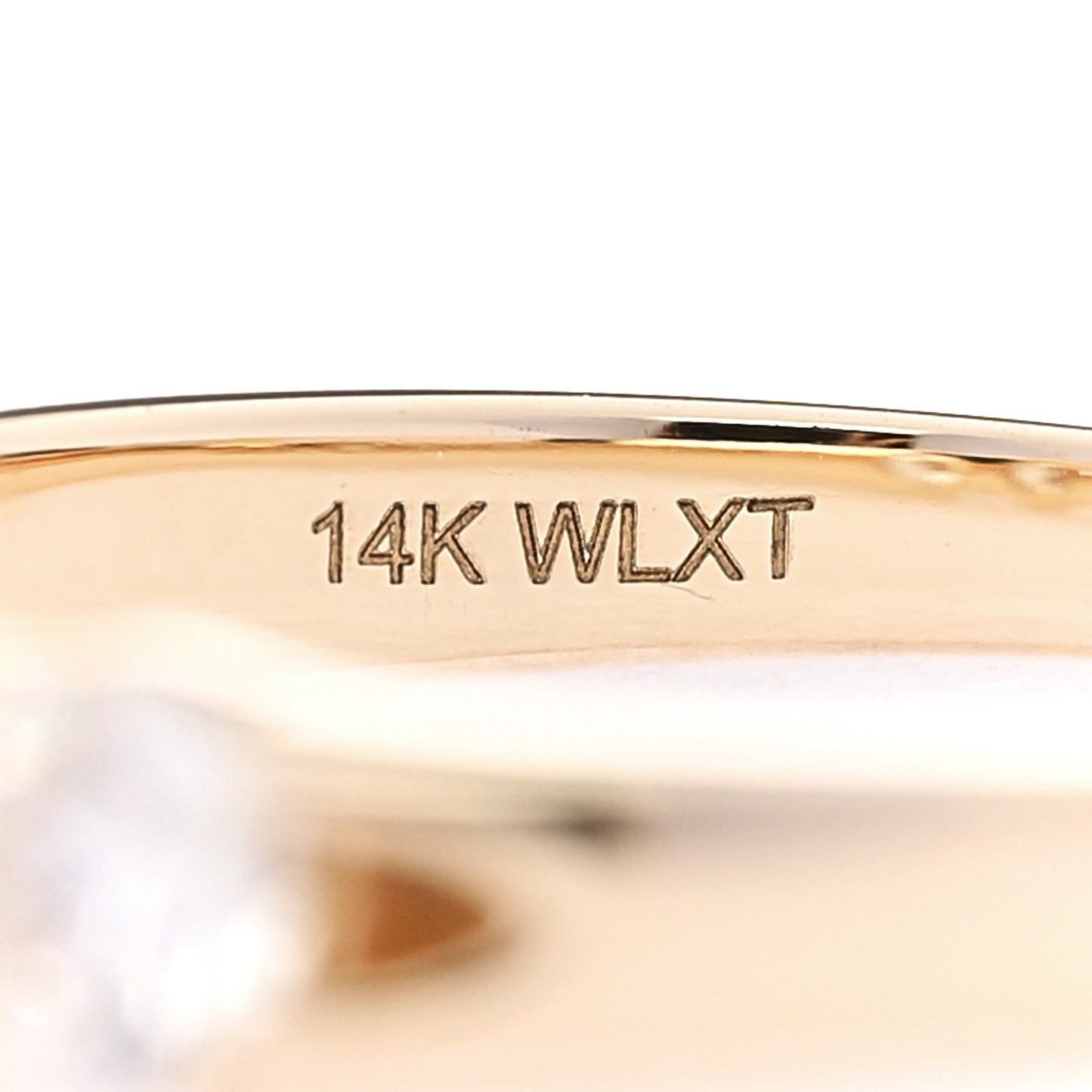14K Yellow Gold Diamond .95ctw Five Stone Ring  54 7