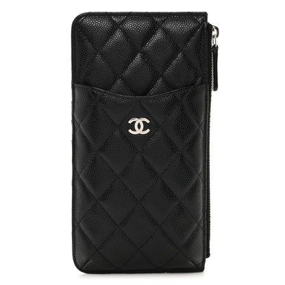 Chanel Caviar Quilted Classic iPhone Pouch Black 1 of 8
