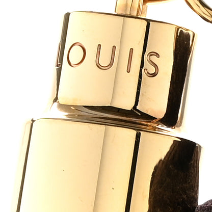 Louis Vuitton Felt Calfskin Rainbow Tassel Bag Charm Bronze 3 of 5