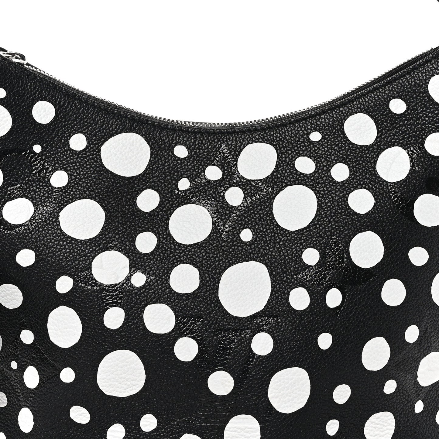 LOUIS VUITTON LV X YK Empreinte Marshmallow Hobo PM Black White