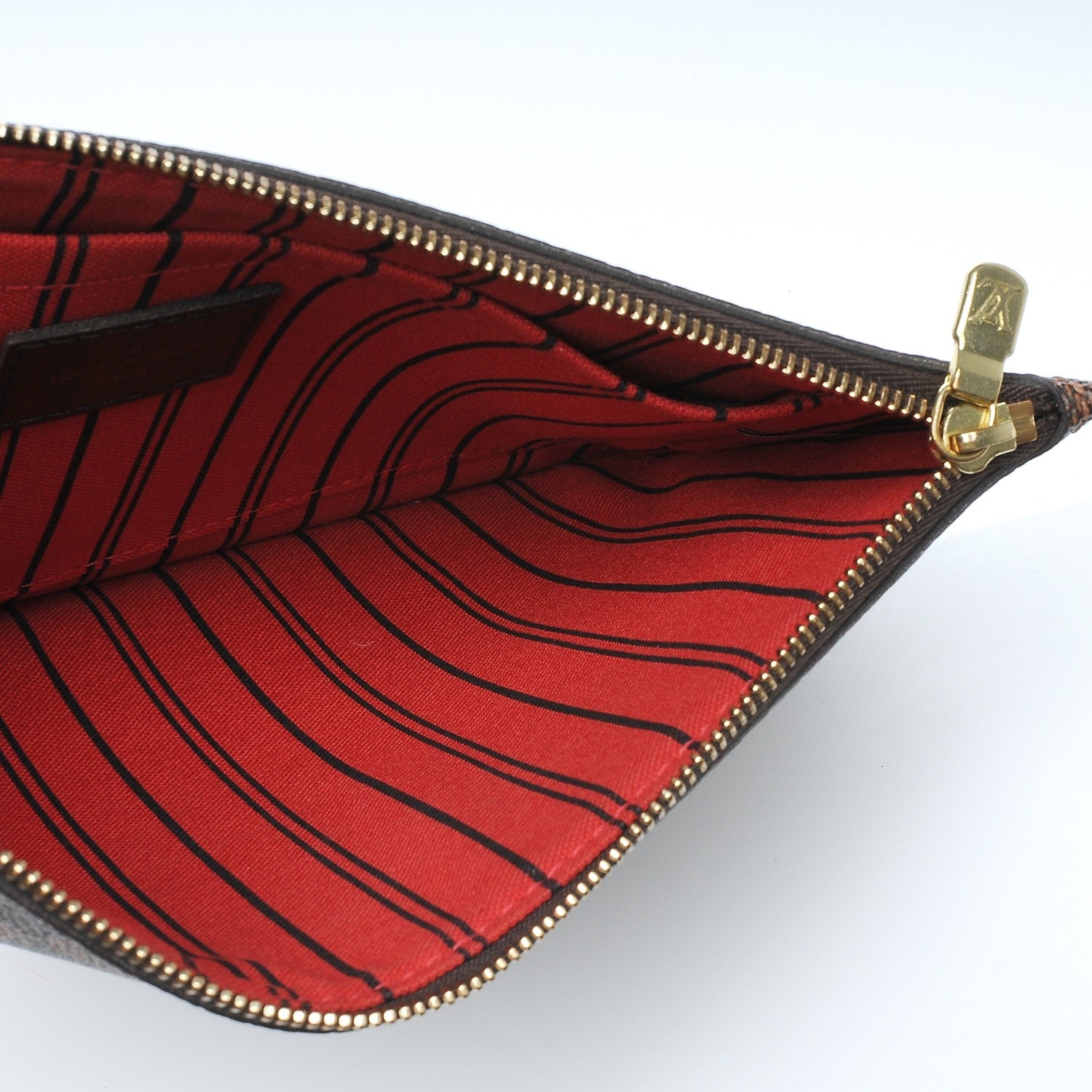Louis Vuitton Damier Ebene Neverfull MM GM Pochette 6 of 7