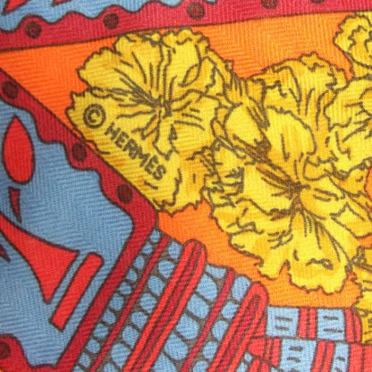 Hermes Cashmere Silk La Dance du Cheval Marwari Shawl GM 140 6 of 6