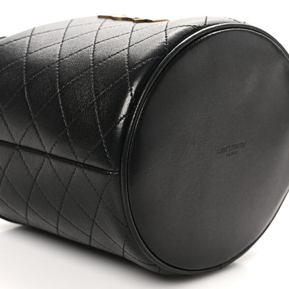 Saint Laurent Lambskin Gabby Mini Bucket Bag Black 9 of 10