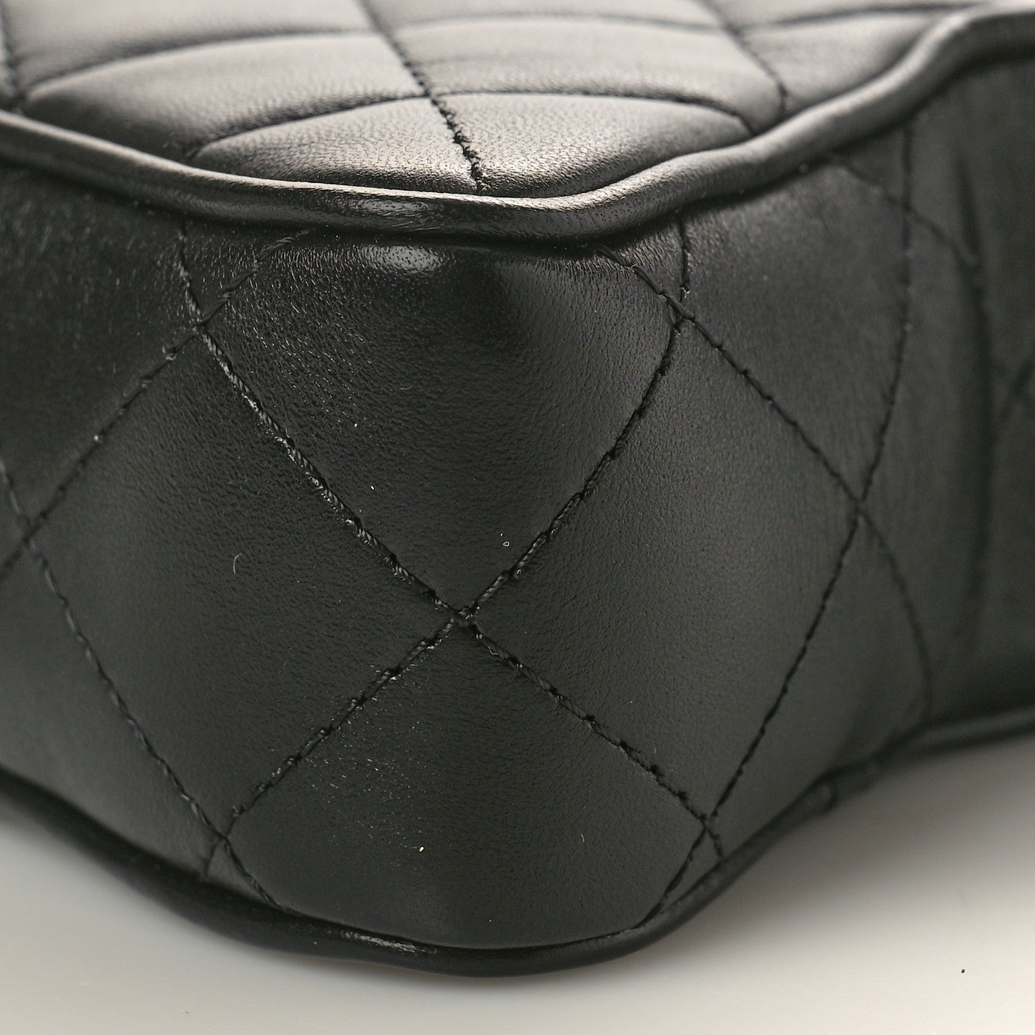 Chanel Lambskin Quilted Walk of Fame Star Bag Black 10 of 11
