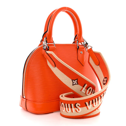 Louis Vuitton Epi Jacquard Alma BB Orange 3 of 11