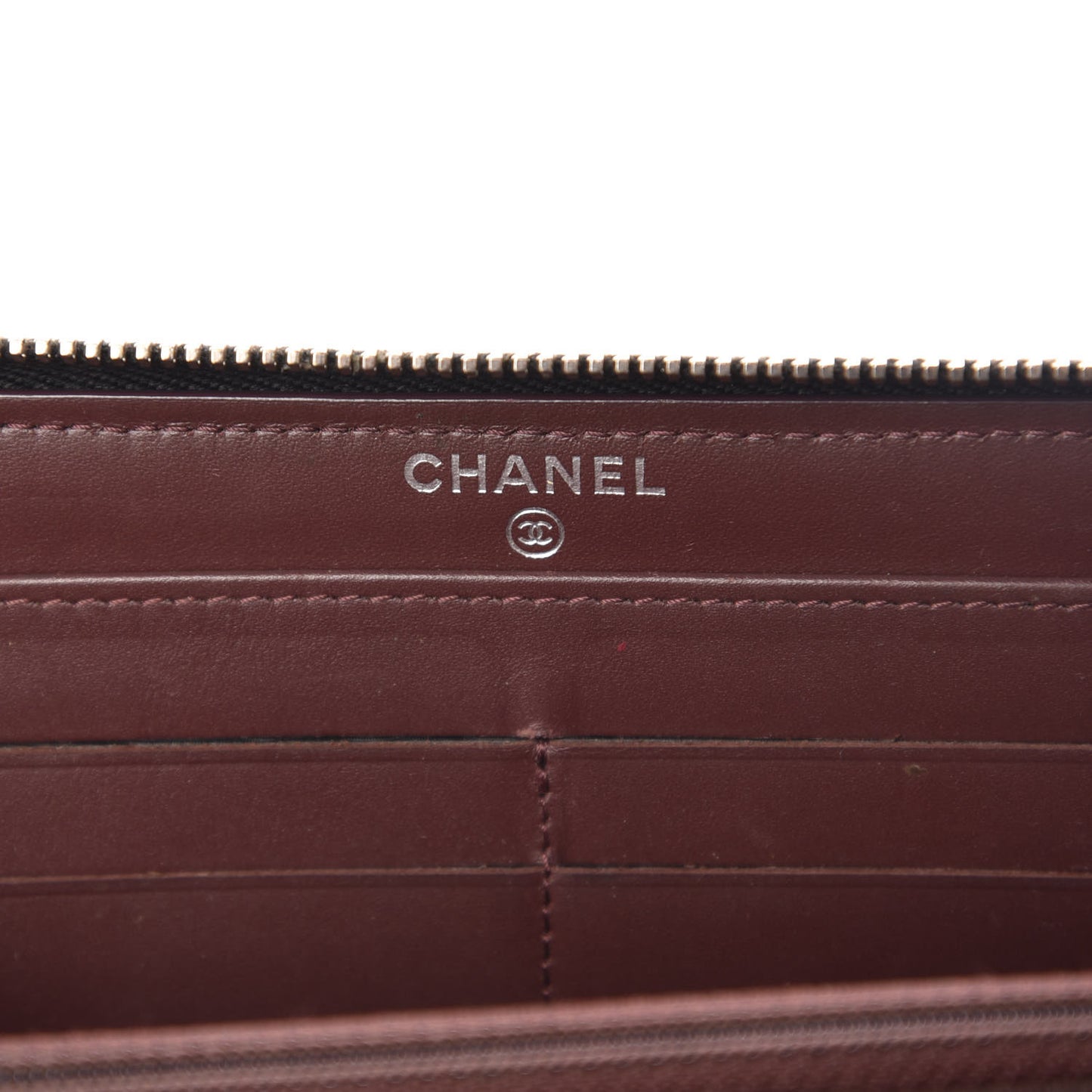 Caviar Quilted Large Gusset Zip Around Wallet Black