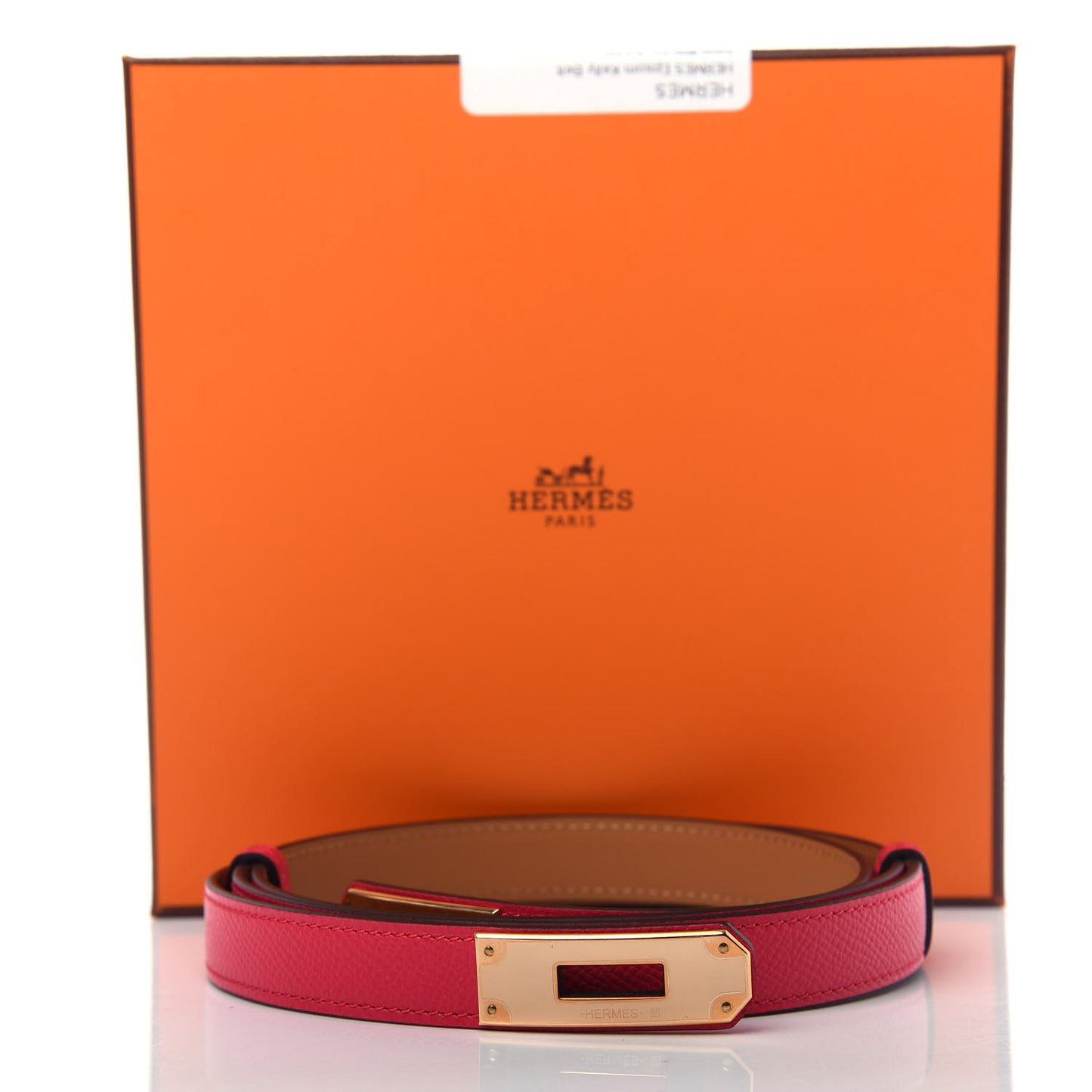 Epsom Kelly Belt Rose Extreme