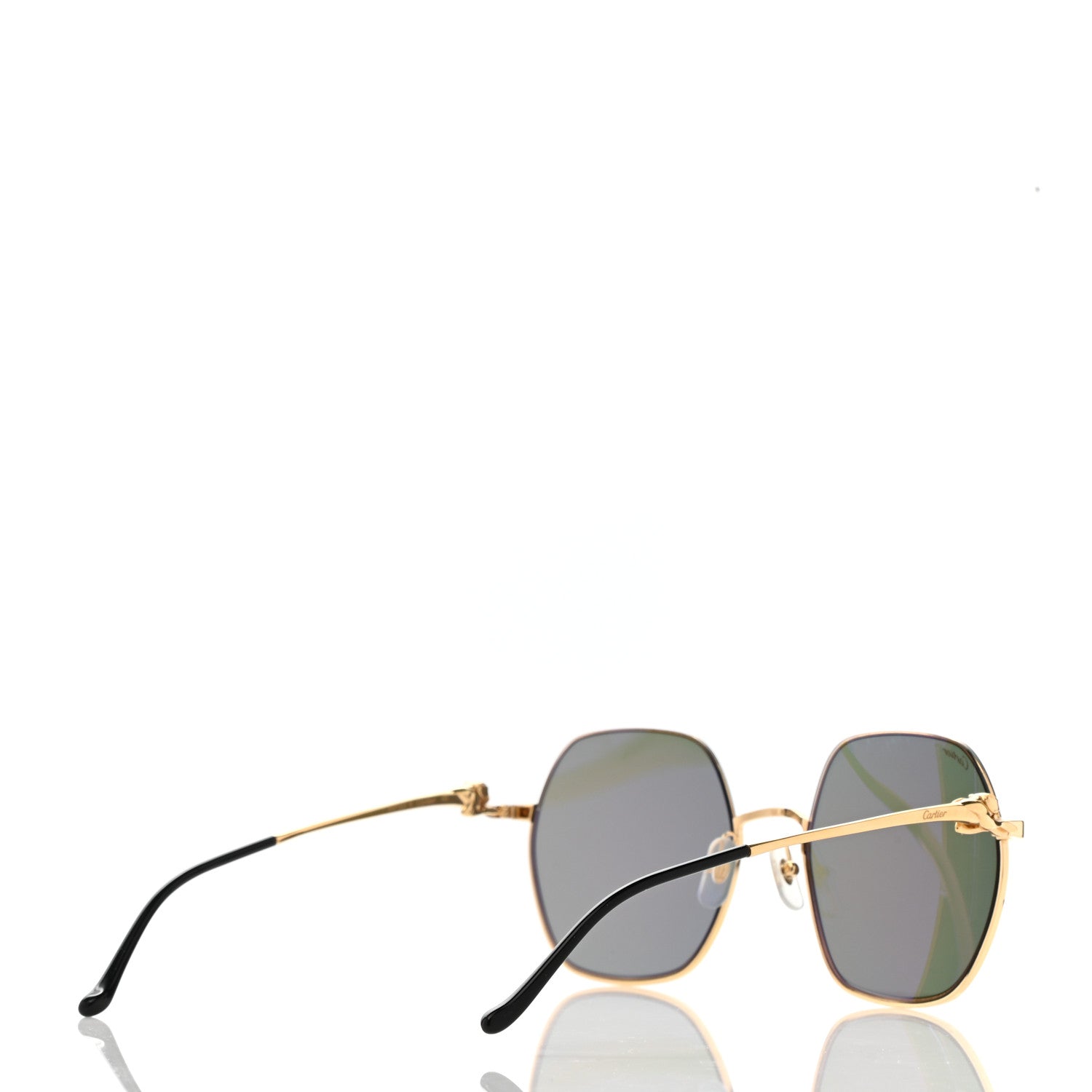 Cartier Panthere De Cartier Sunglasses Pink Gold 4 of 8