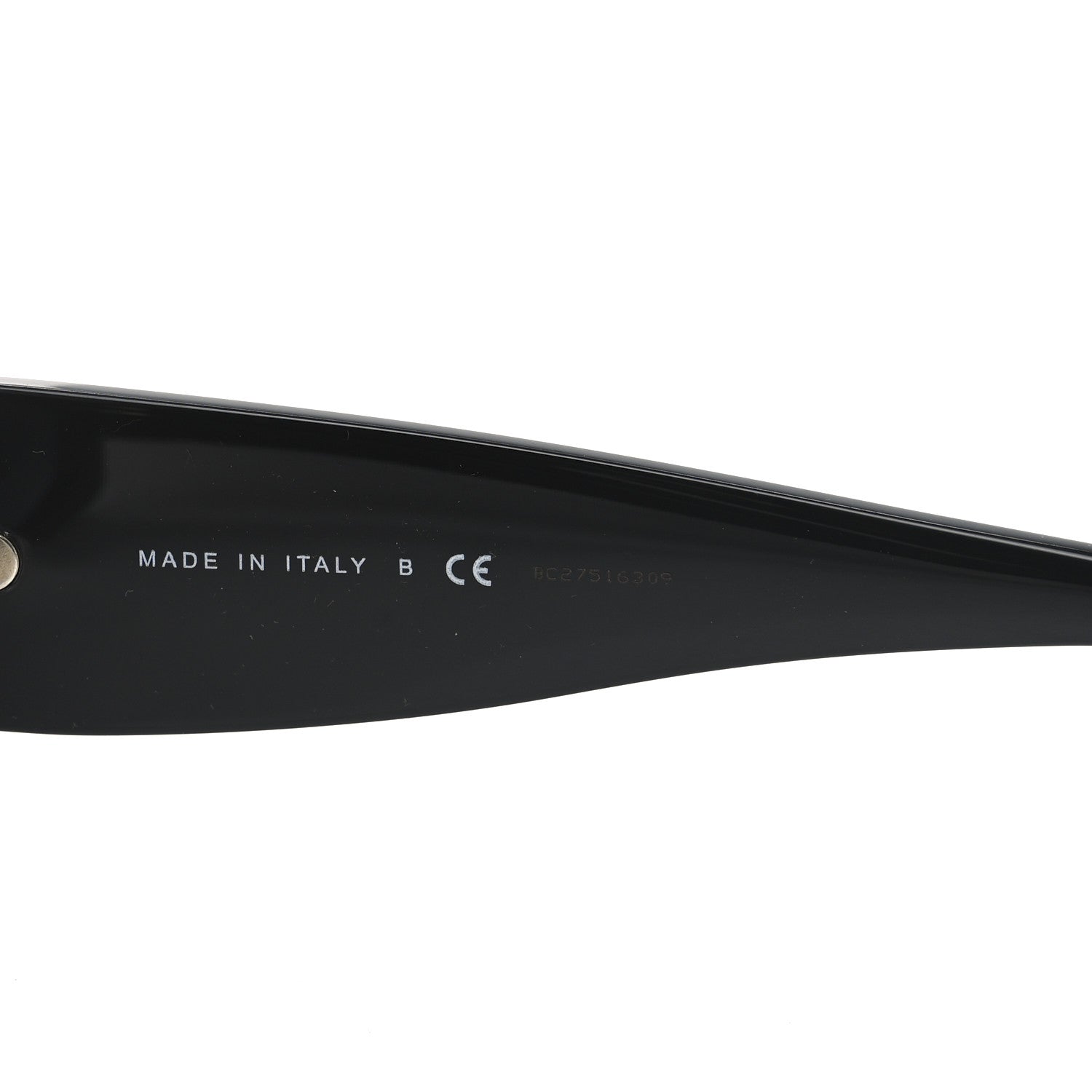 Chanel Acetate Rectangle Sunglasses 5435-A Black 6 of 7