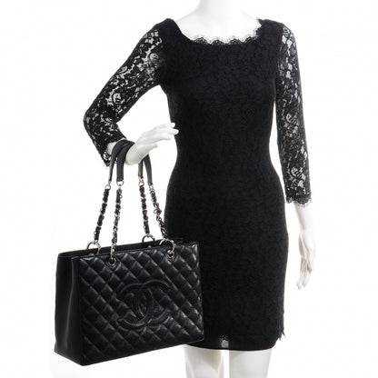 Chanel Caviar Grand Shopping Tote GST Black 2 of 8