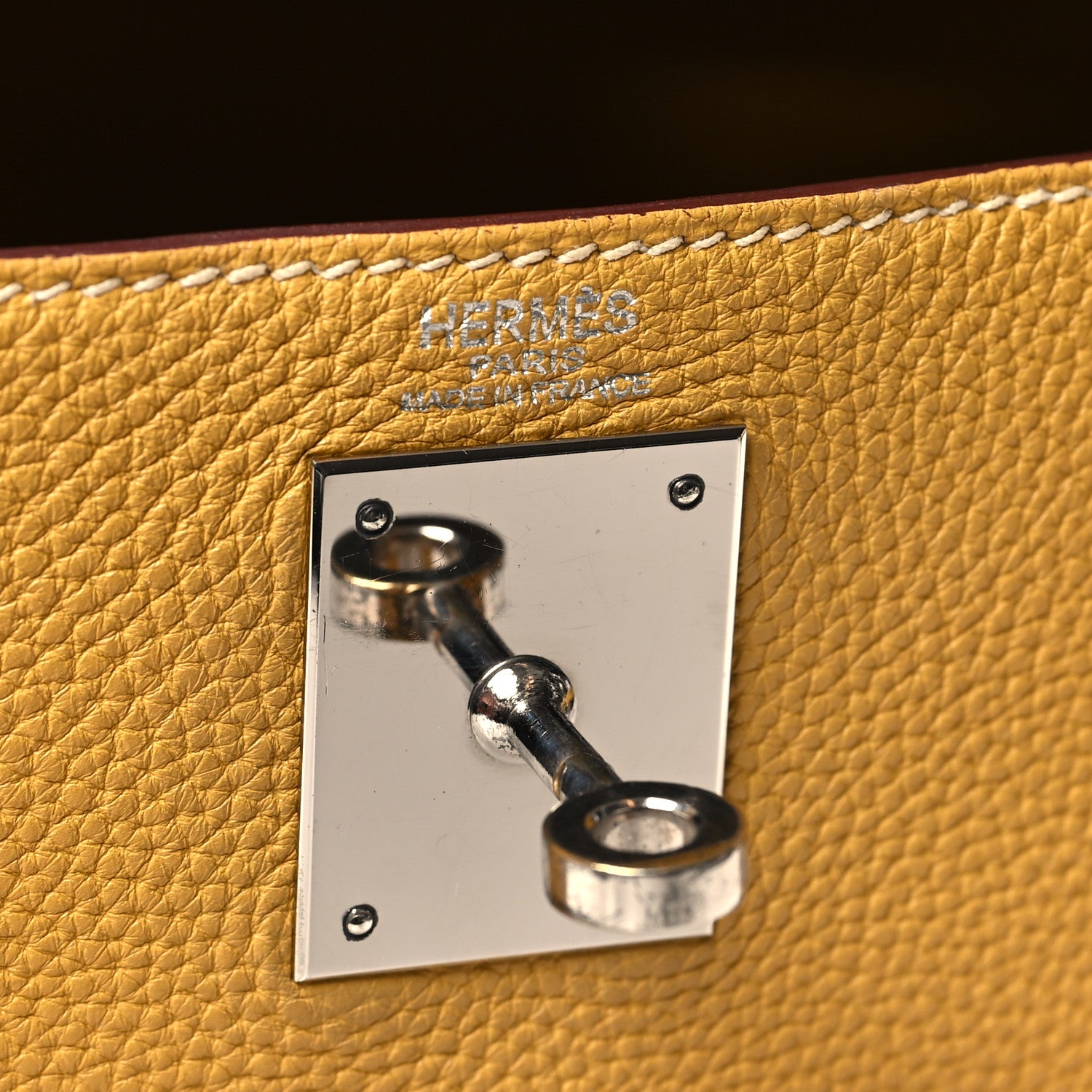 Hermes Togo Kelly Retourne 28 Curry 6 of 10