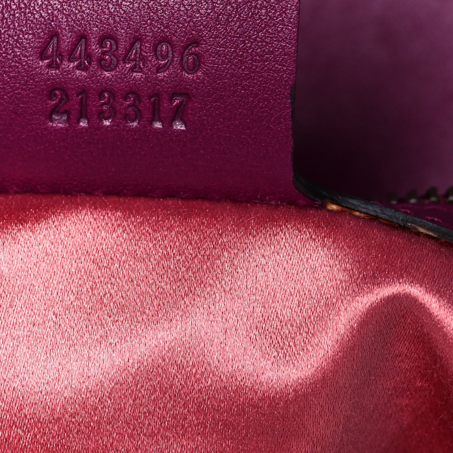Gucci Velvet Matelasse Medium GG Marmont Shoulder Bag Fuchsia Violet Cyclamen 7 of 14