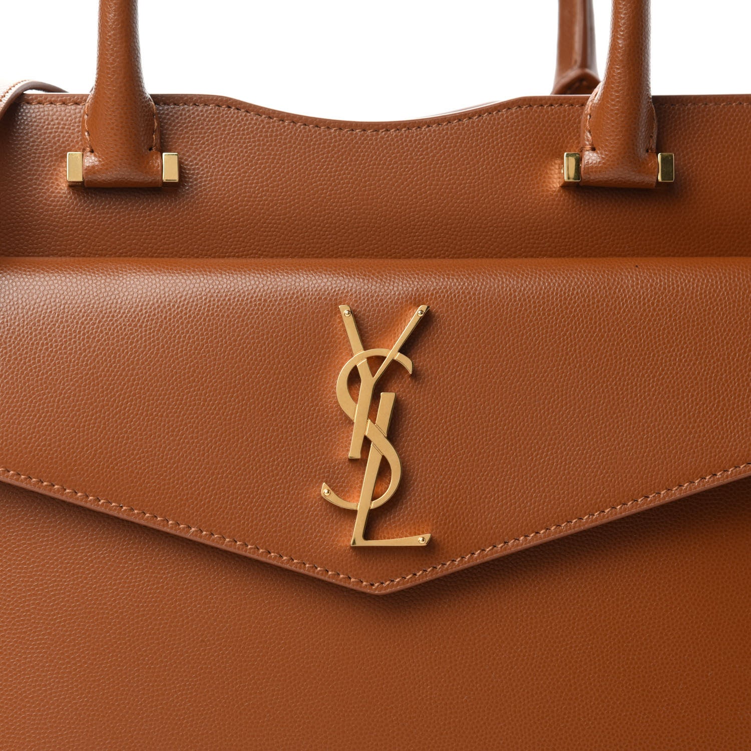 Saint Laurent Grain De Poudre Medium Uptown Tote Brick 12 of 12