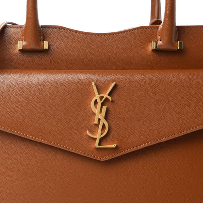 Saint Laurent Grain De Poudre Medium Uptown Tote Brick 12 of 12