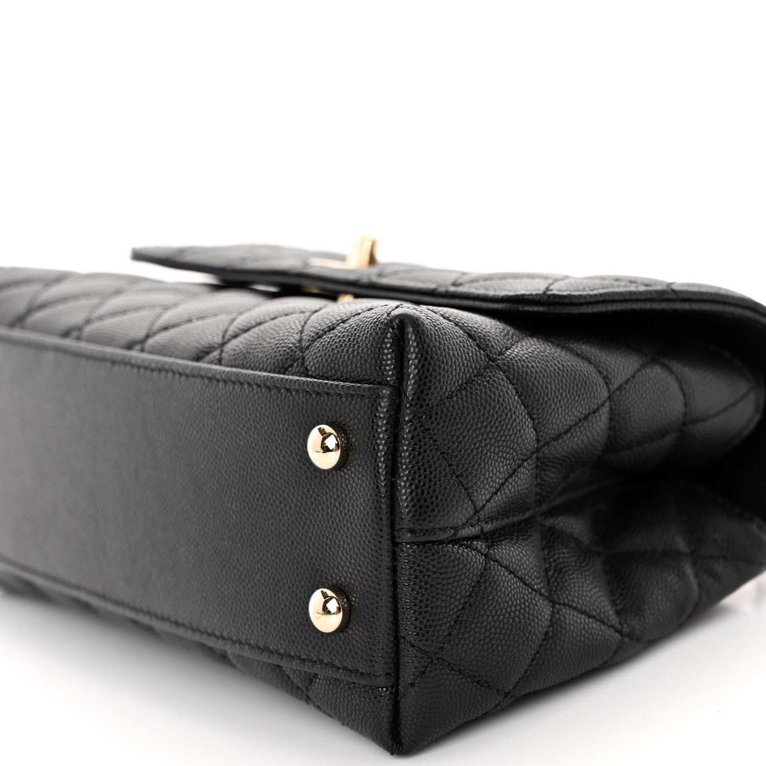 Chanel Caviar Quilted Mini Coco Handle Flap Black 10 of 11