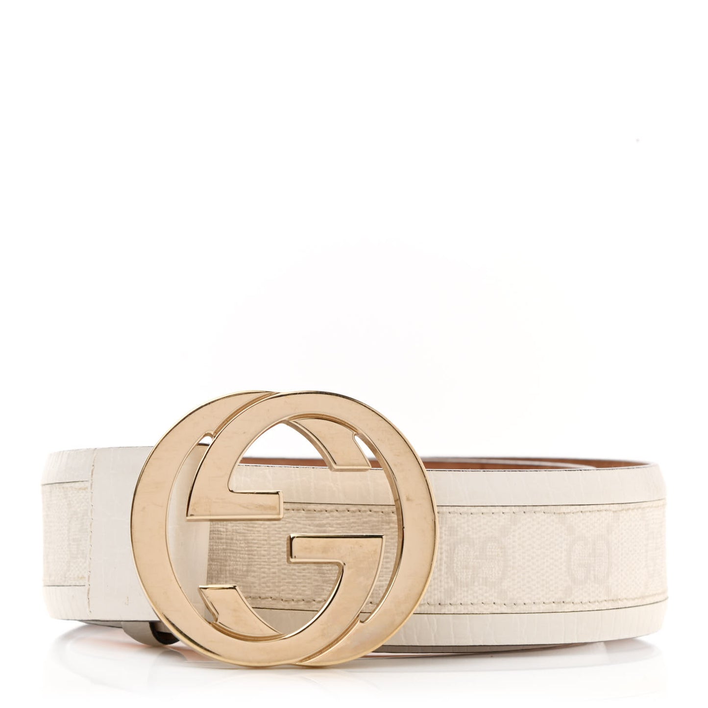 Guccissima Interlocking G Belt 85 34 Off White
