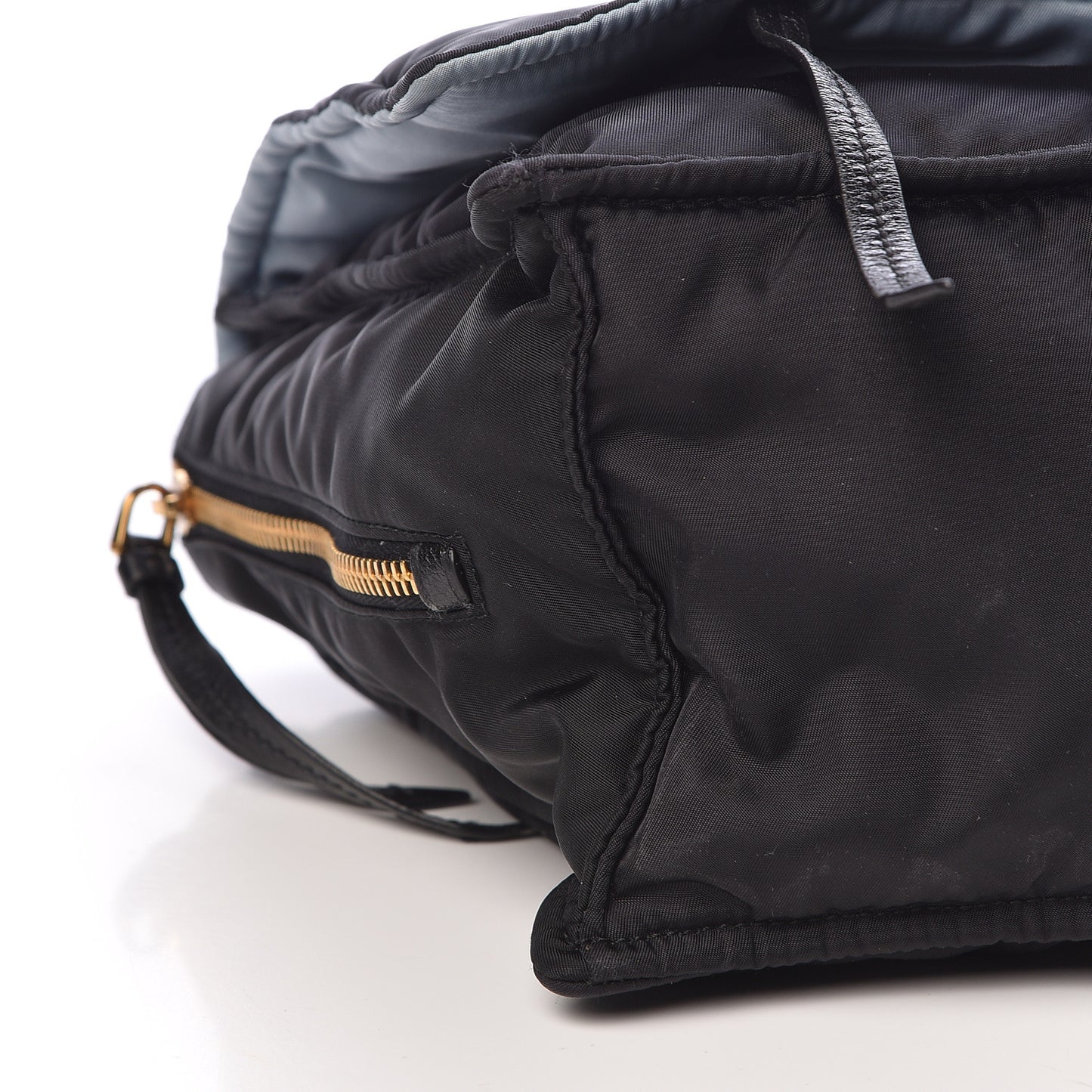 Tessuto Nylon Etiquette Flap Black