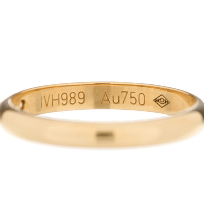 Cartier 18K Yellow Gold Diamond 2.6mm 1895 Wedding Band Ring 50 5.25 5 of 5