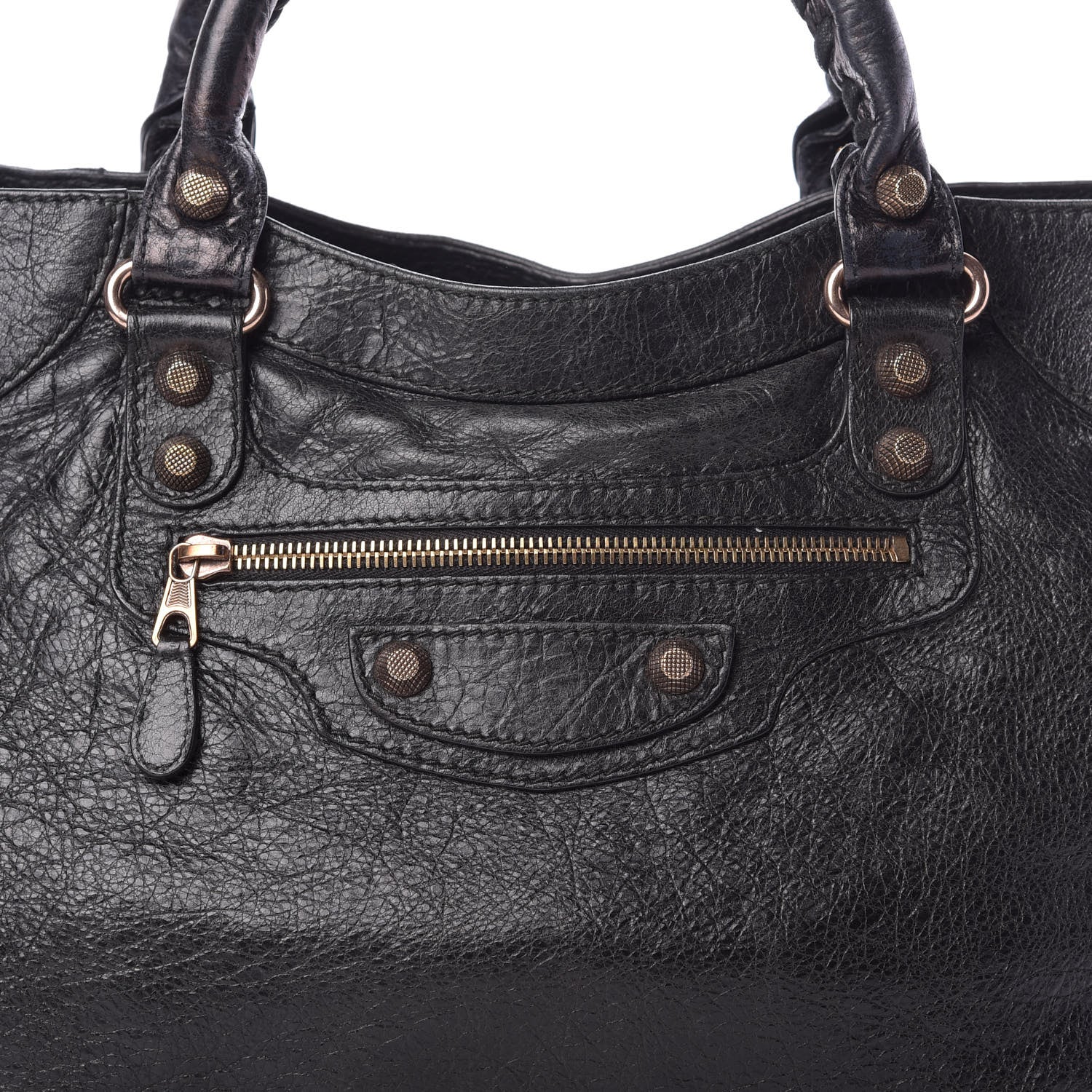 Balenciaga Agneau Giant 12 Rose Gold Hardware Velo Black 8 of 14