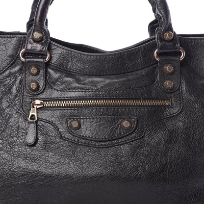 Balenciaga Agneau Giant 12 Rose Gold Hardware Velo Black 8 of 14