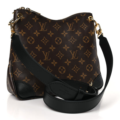 Louis Vuitton Monogram Odeon PM Black 3 of 9