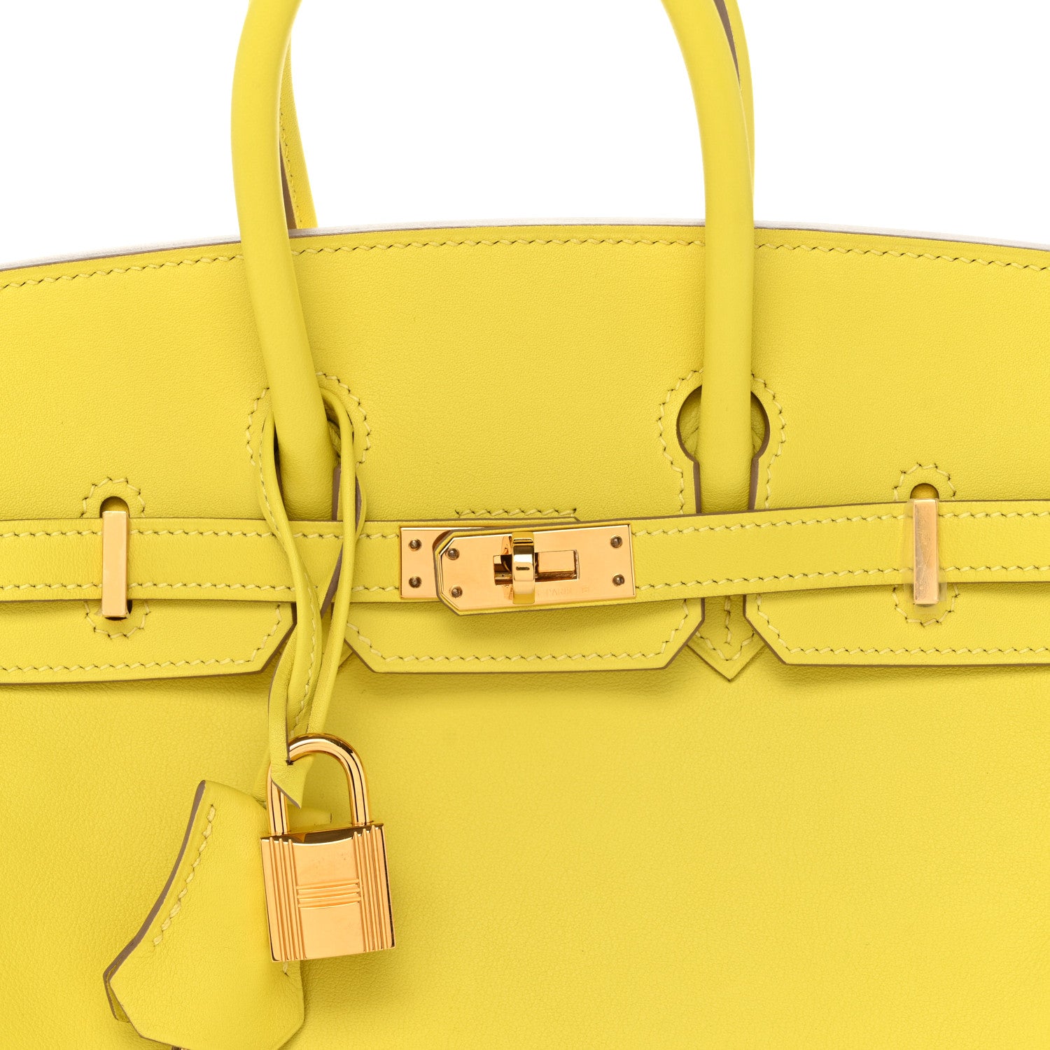 Hermes Swift Birkin 25 Lime 8 of 12