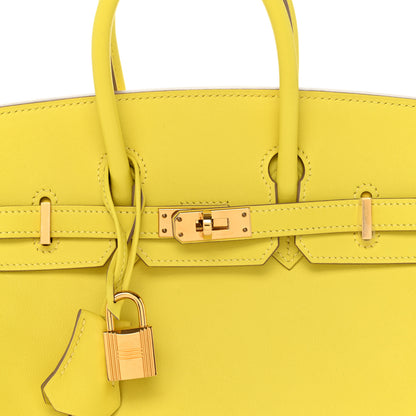 Hermes Swift Birkin 25 Lime 8 of 12
