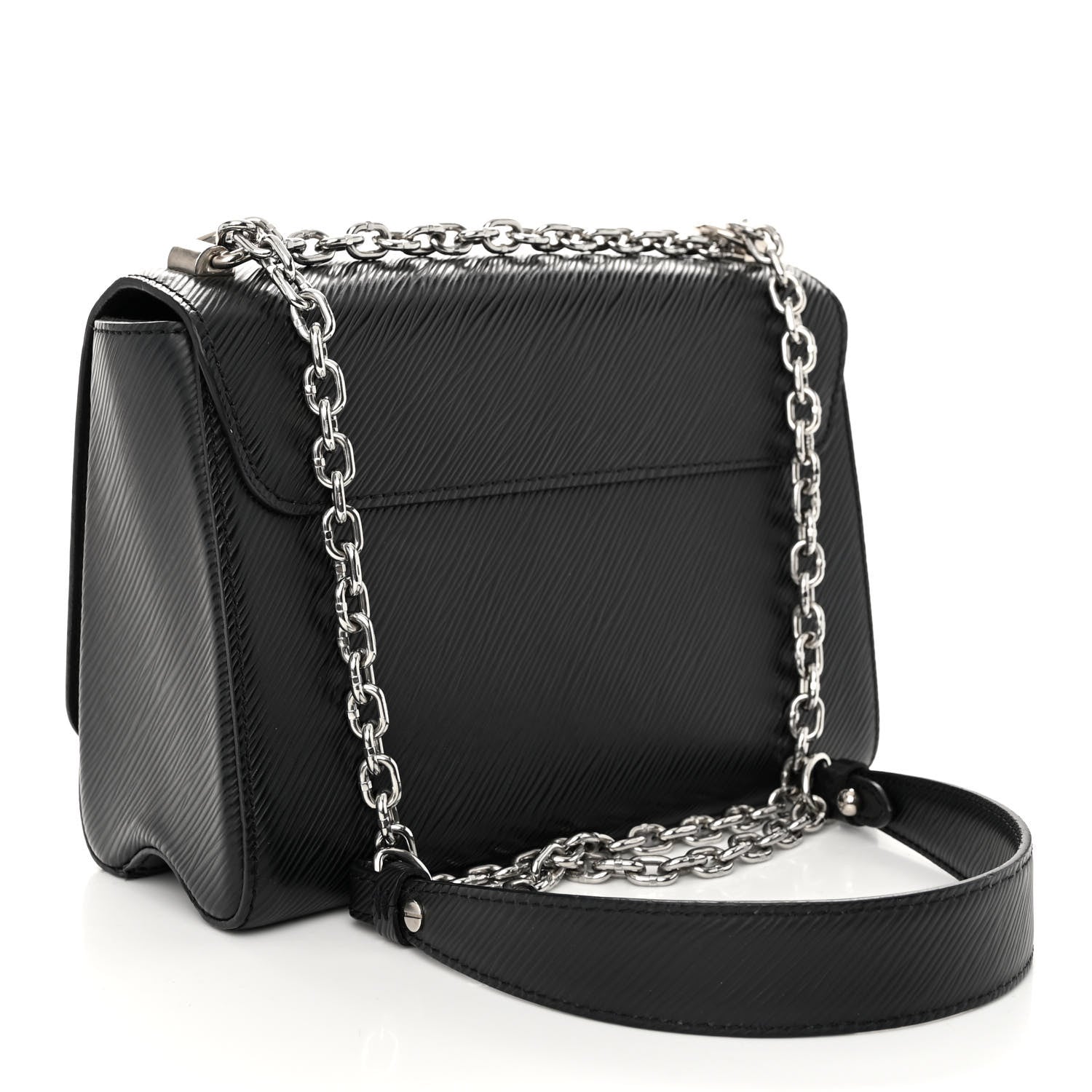 Louis Vuitton Epi Twist Shoulder Bag MM Black 3 of 10