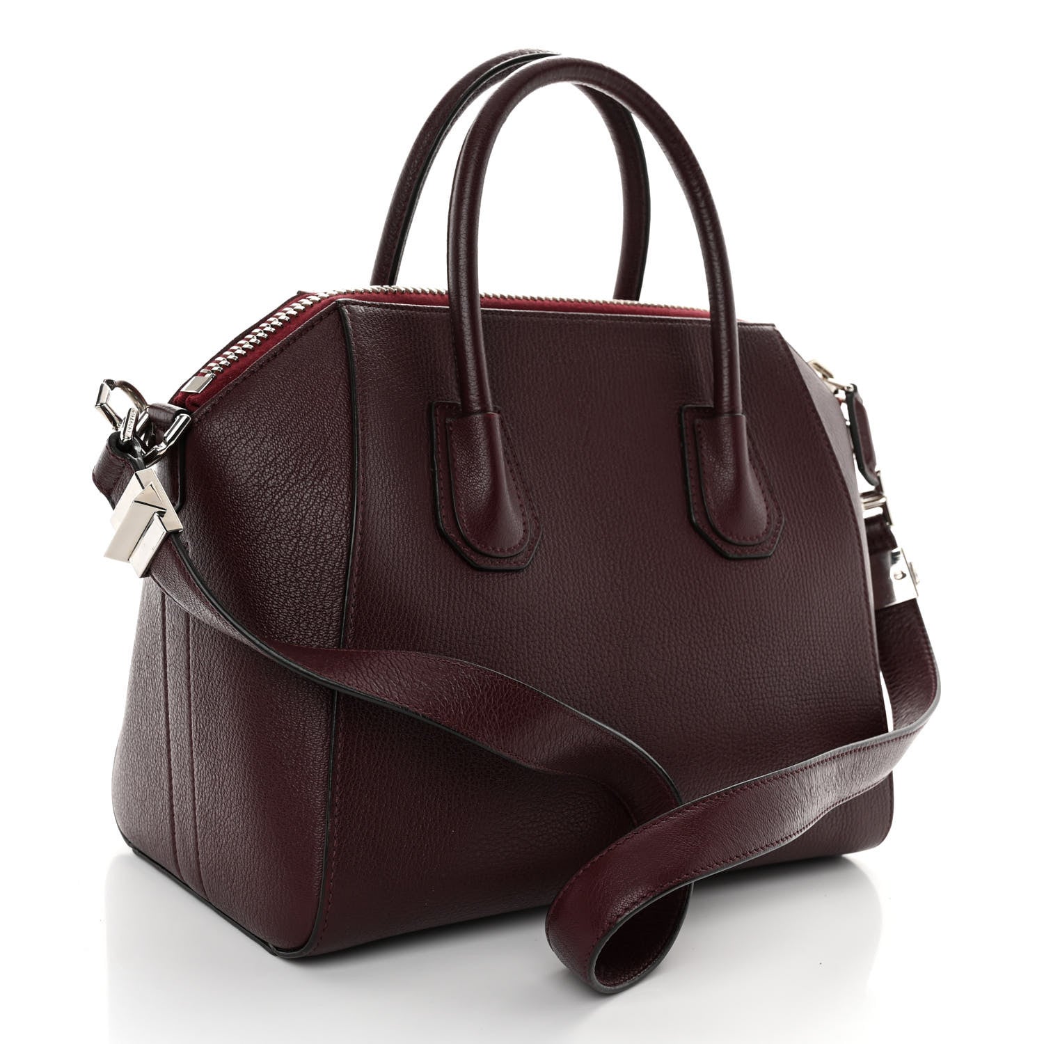 Givenchy Sugar Goatskin Small Antigona Aubergine 3 of 11