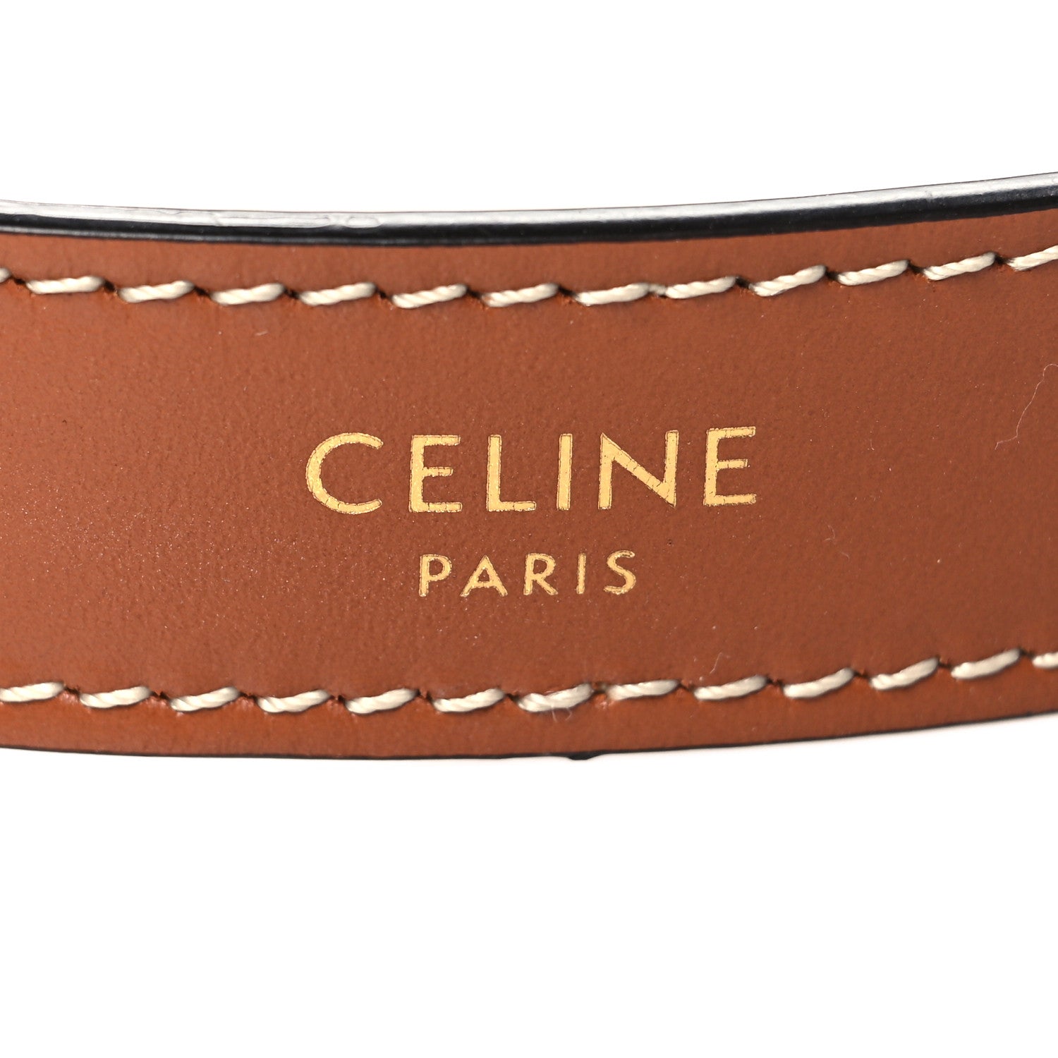 Celine Bouclette Embroidered Ava Triomphe Shoulder Bag Navy Tan 6 of 10