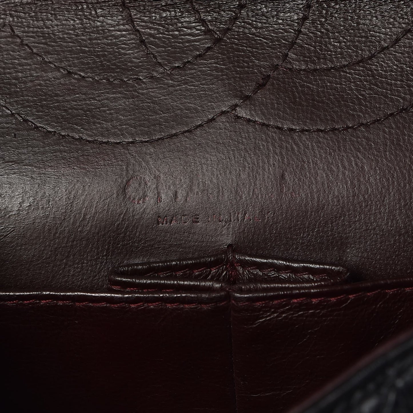Aged Calfskin Quilted 2.55 Reissue 226 Flap Black