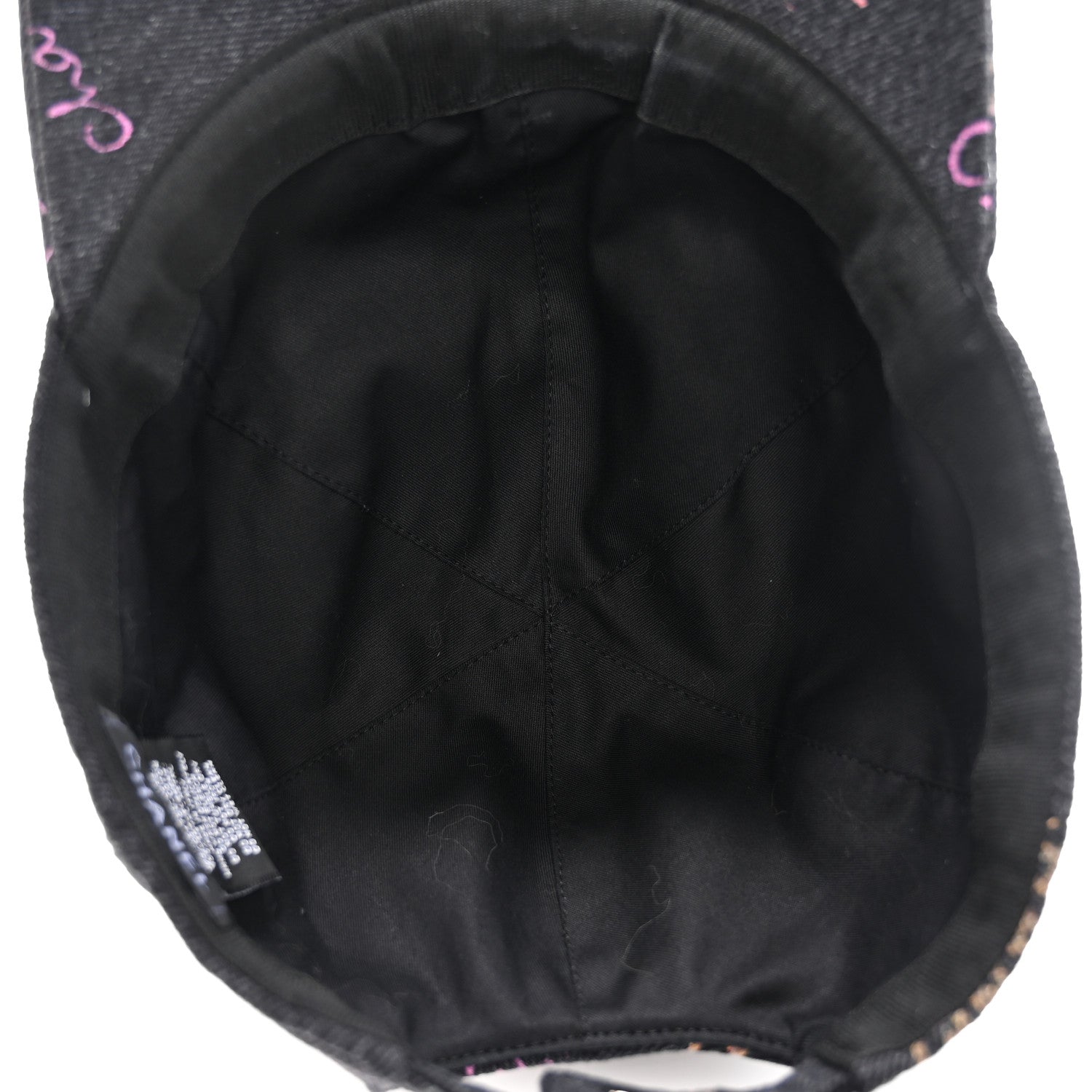 Chanel Denim Mood Cap Hat Black 7 of 9