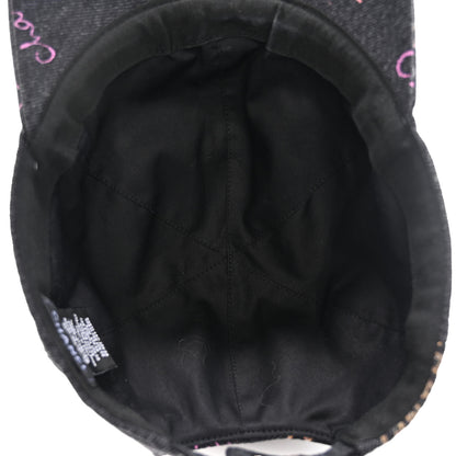 Chanel Denim Mood Cap Hat Black 7 of 9