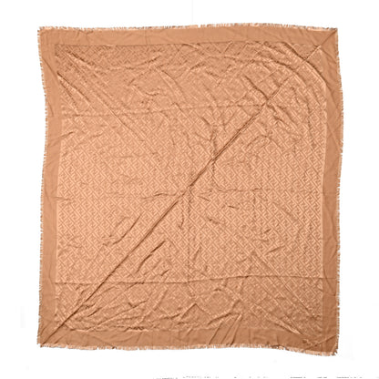 Fendi Silk Wool FF Shawl Sabbia 1 of 5
