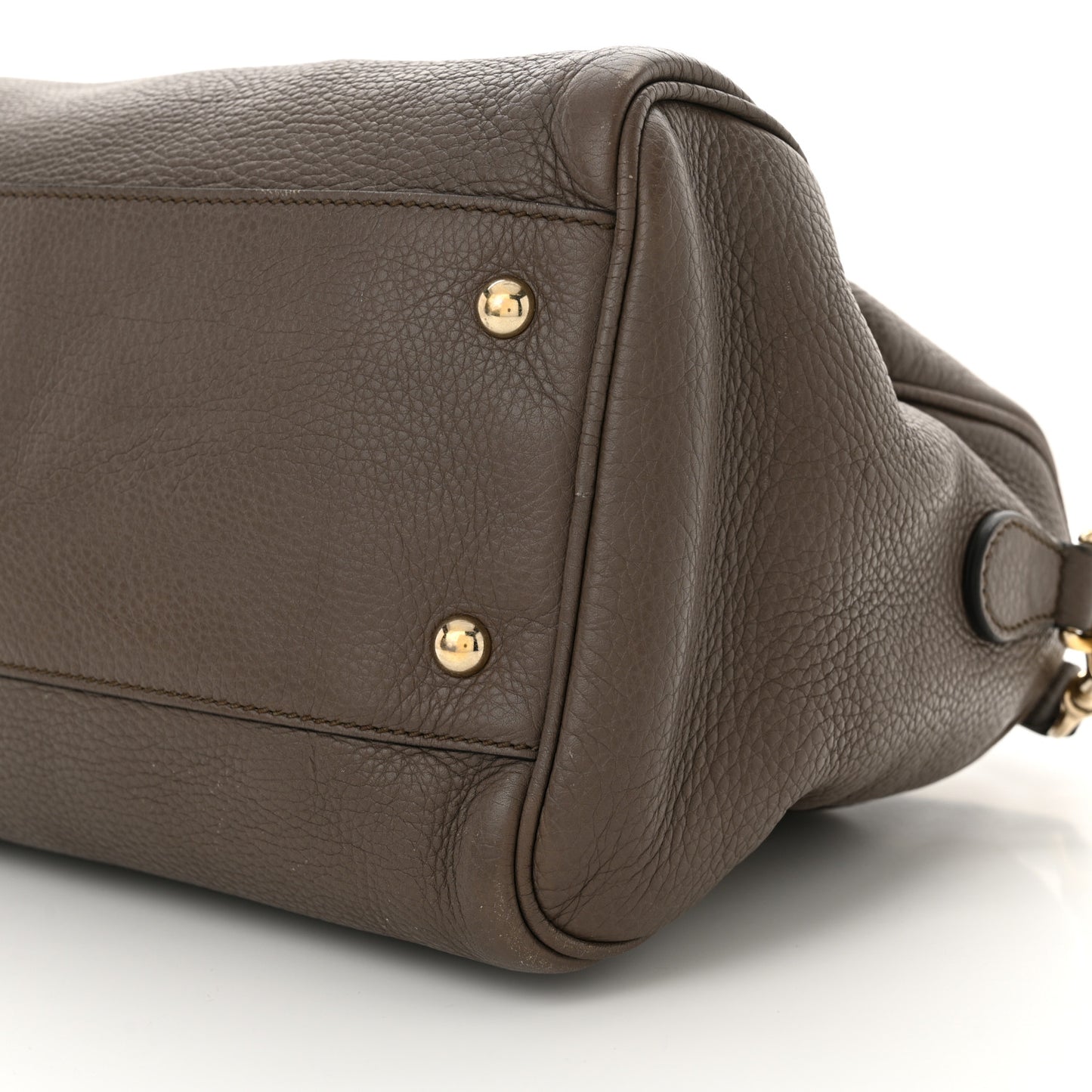 Calfskin Medium Bamboo Shopper Boston Taupe